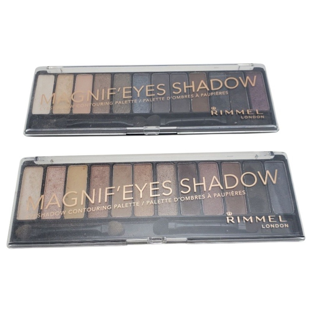 Rimmel Magnif'Eyes Shadow Palette Contour Kit Grunge Glamour Keep Calm Wear Gold